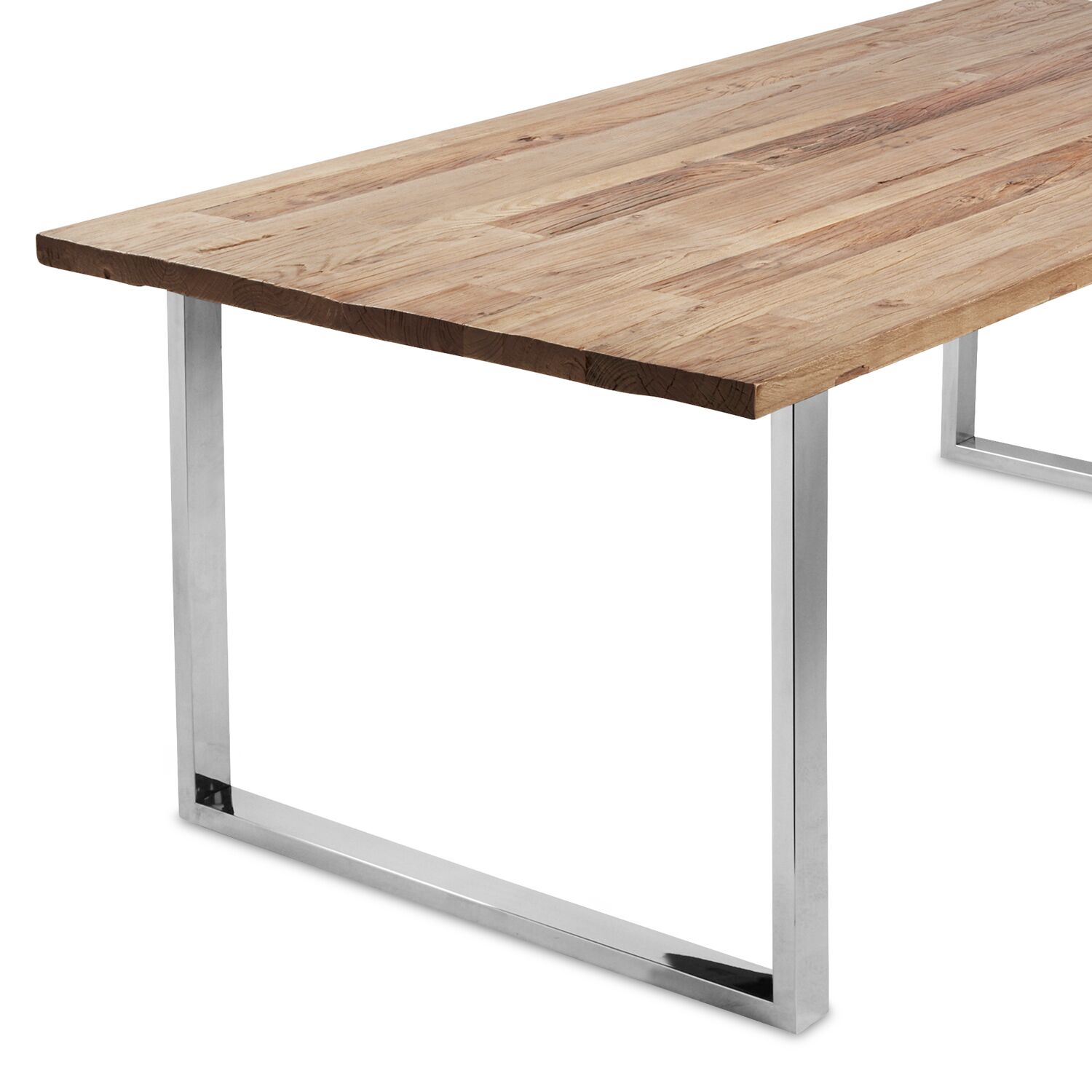 2m Aspen Reclaimed Elm Dining Table - Image 4