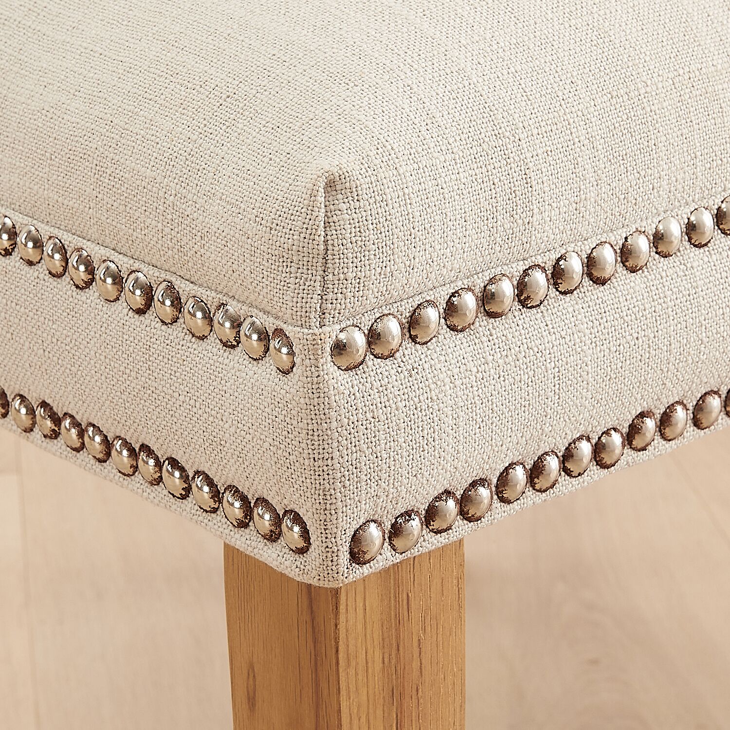 Hale Cream Brushed Velvet Dining Chair - Second - Image 9