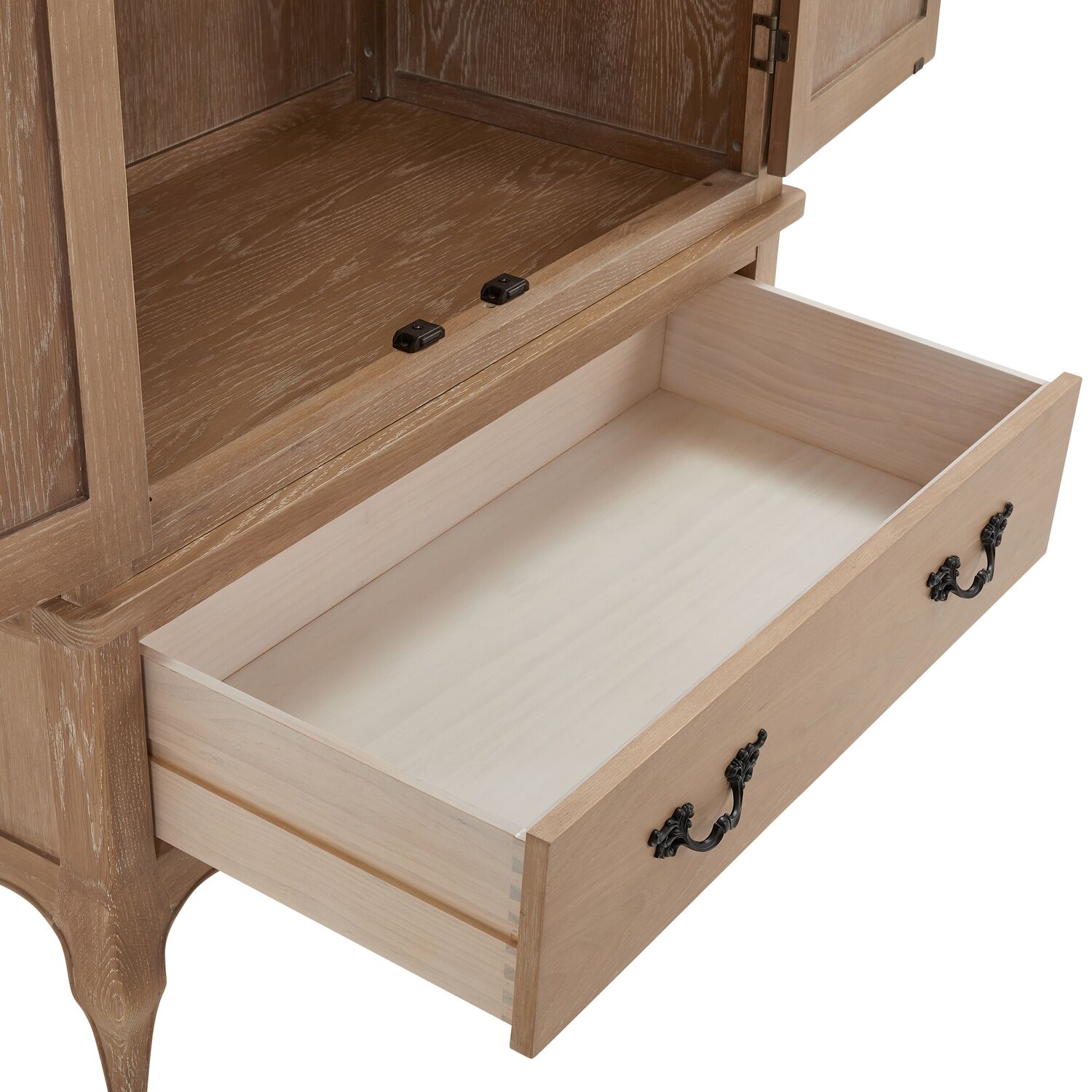 Lille French Oak Double Wardrobe - Image 11