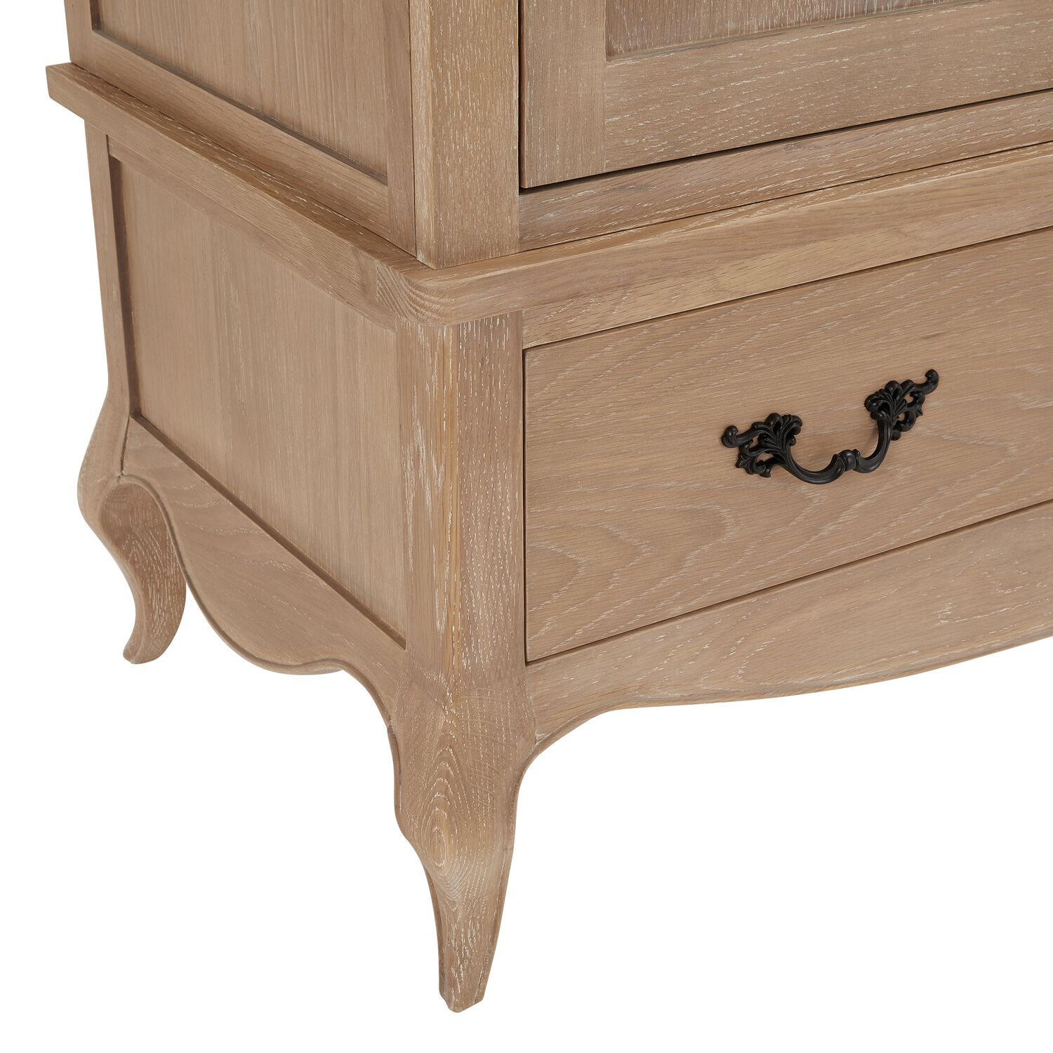 Lille French Oak Double Wardrobe - Image 13