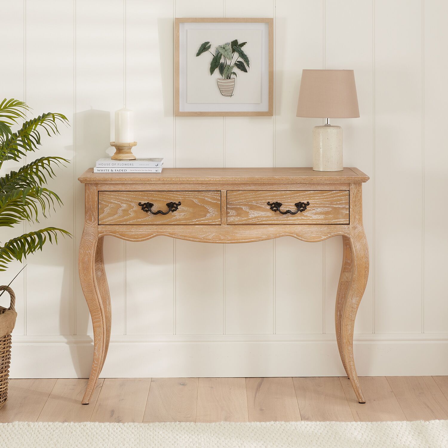 Lille French Limed Oak Dressing/Hall Table