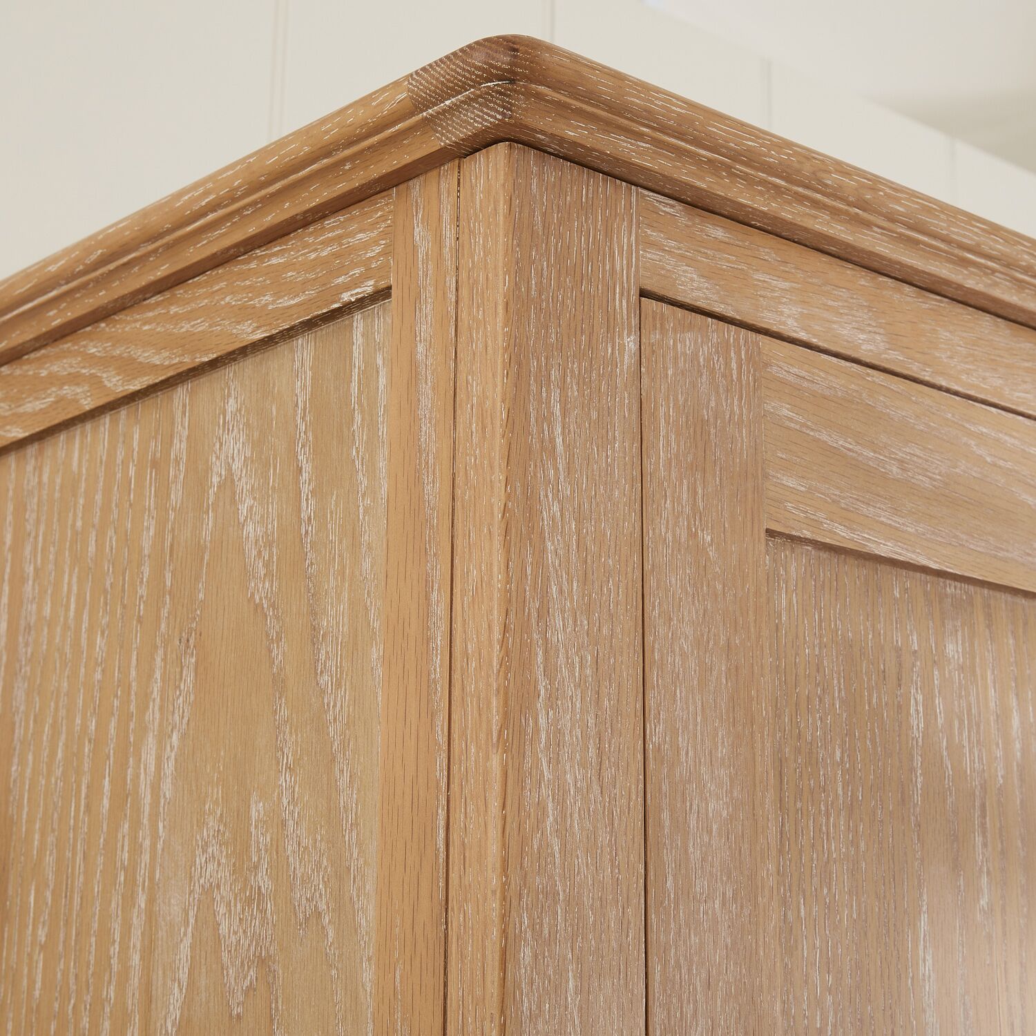 Lille French Limed Oak Single Wardrobe - Image 9
