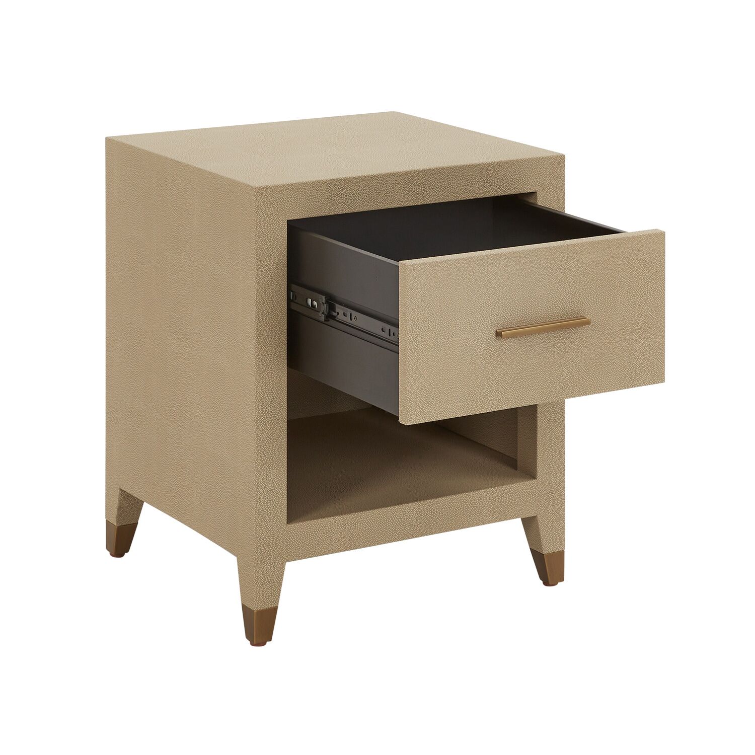 Richmond Shagreen One Drawer Lamp Table - Image 4