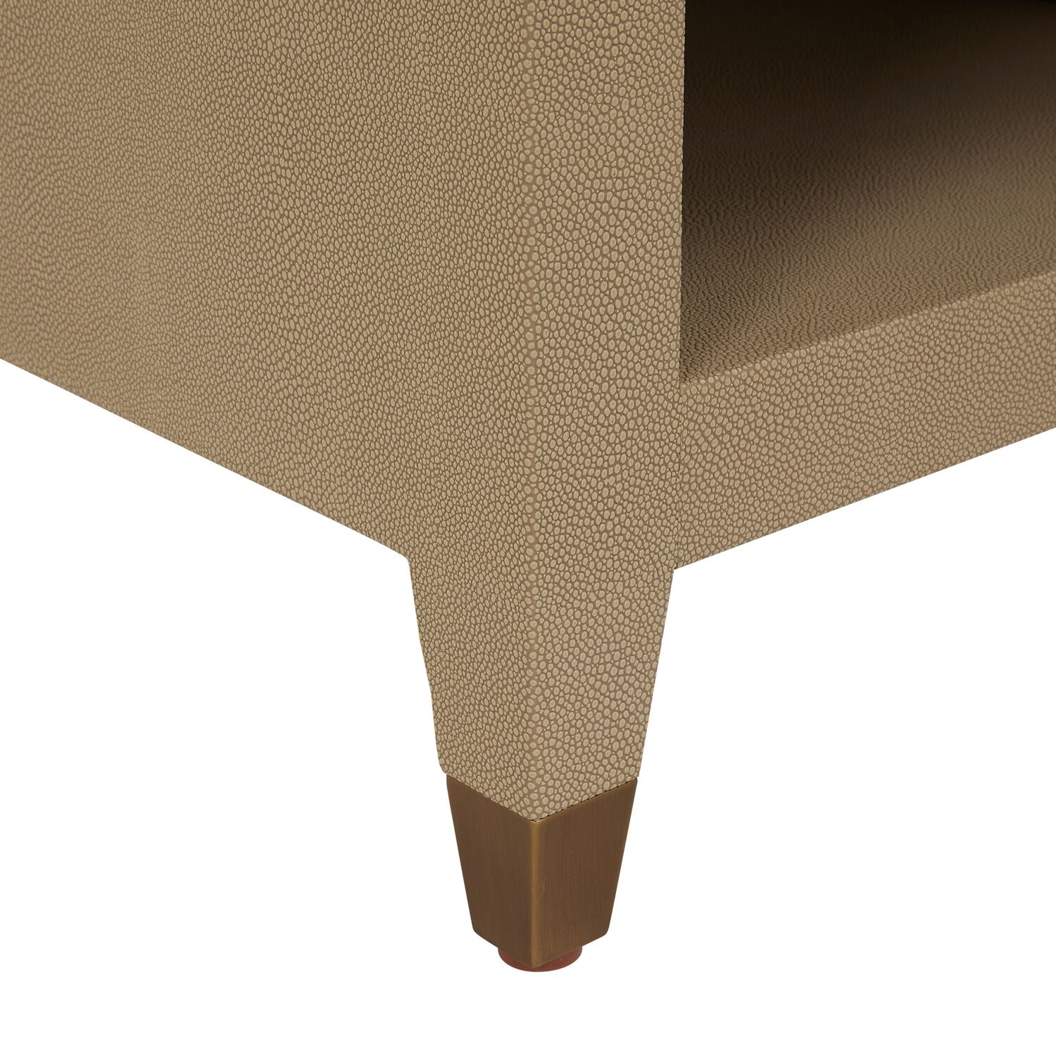 Richmond Shagreen One Drawer Lamp Table - Image 7