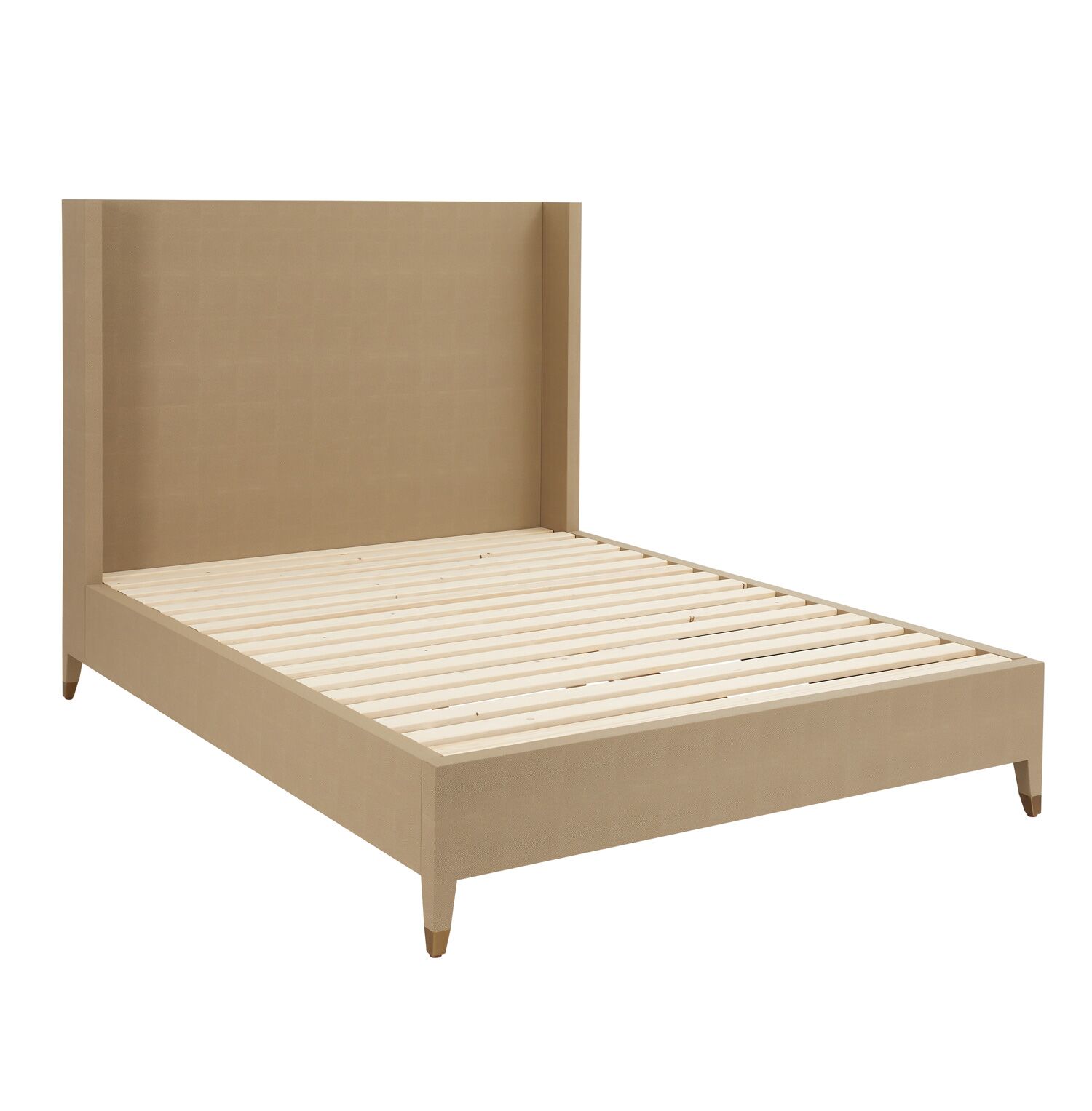 Richmond Shagreen King Size Winged Back Bed - Image 4