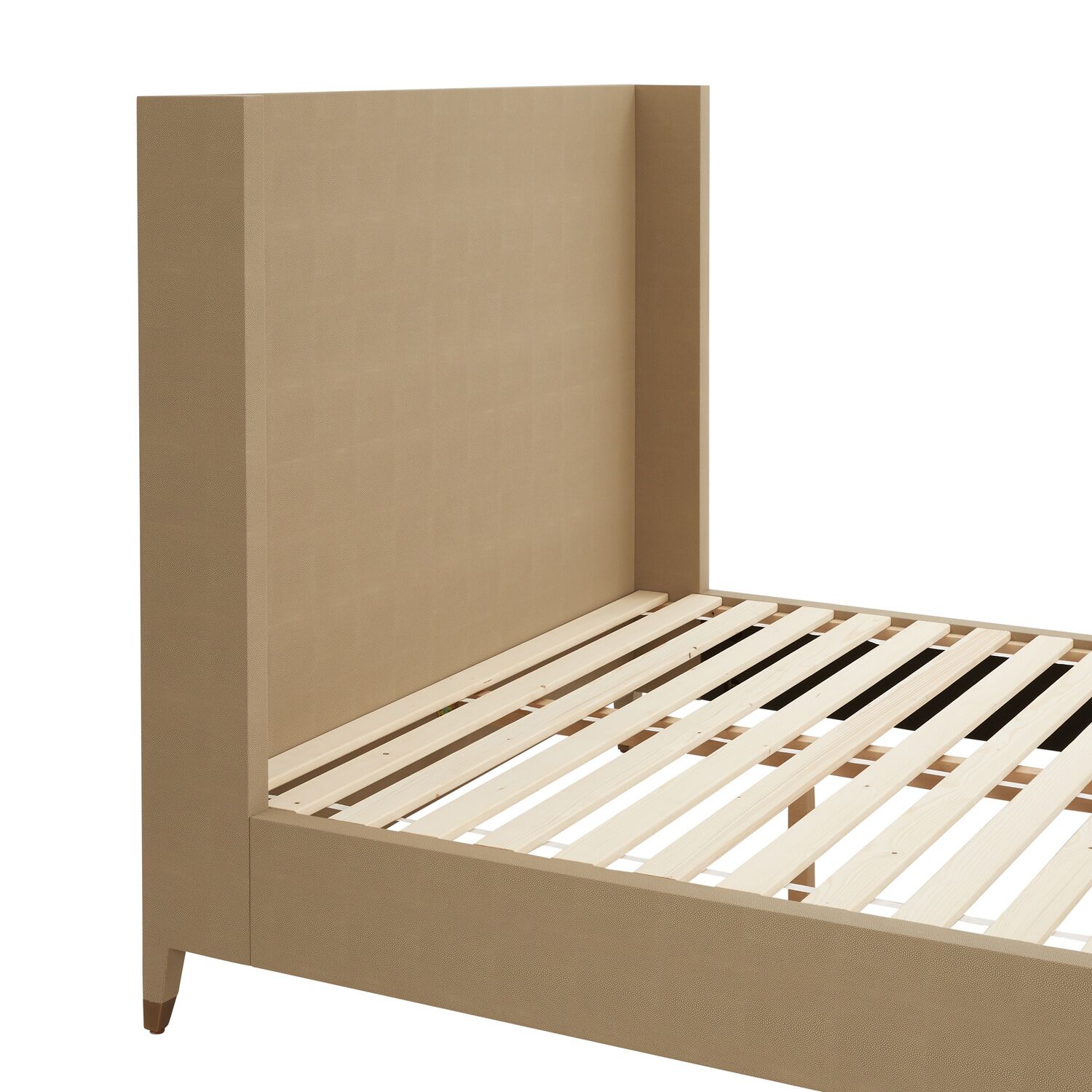 Richmond Shagreen King Size Winged Back Bed - Image 8