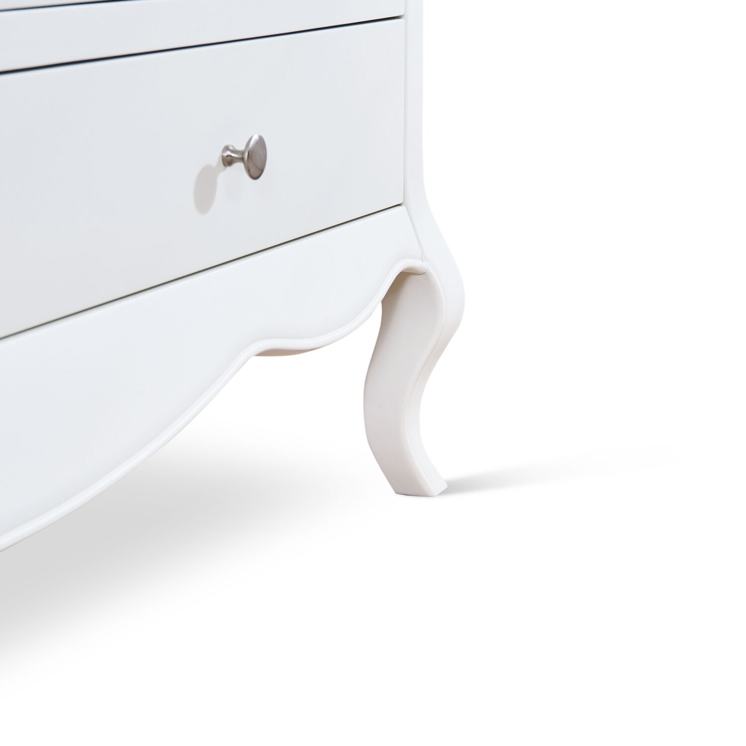 Lille French Chalk White 6 Drawer Wide Chest - Image 4