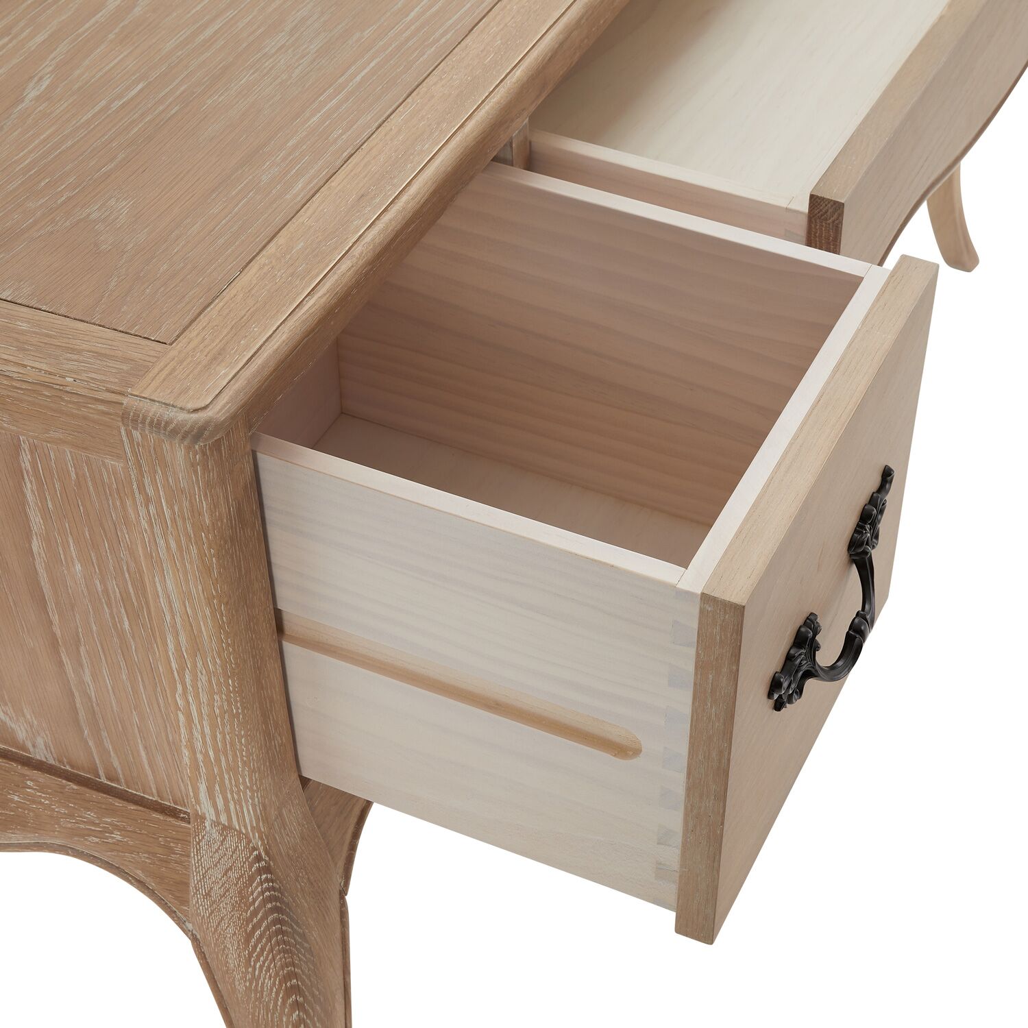 Lille French Limed Oak Dressing Table Set - Image 12