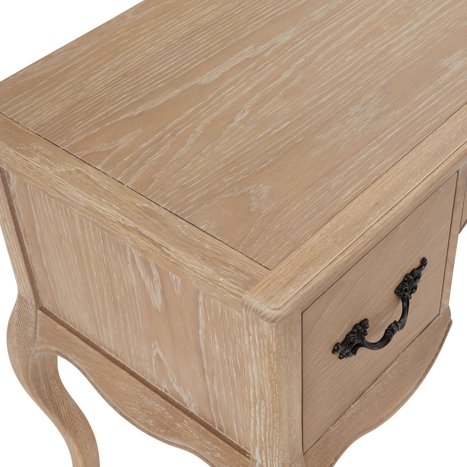 Lille French Limed Oak Dressing Table Set - Image 13