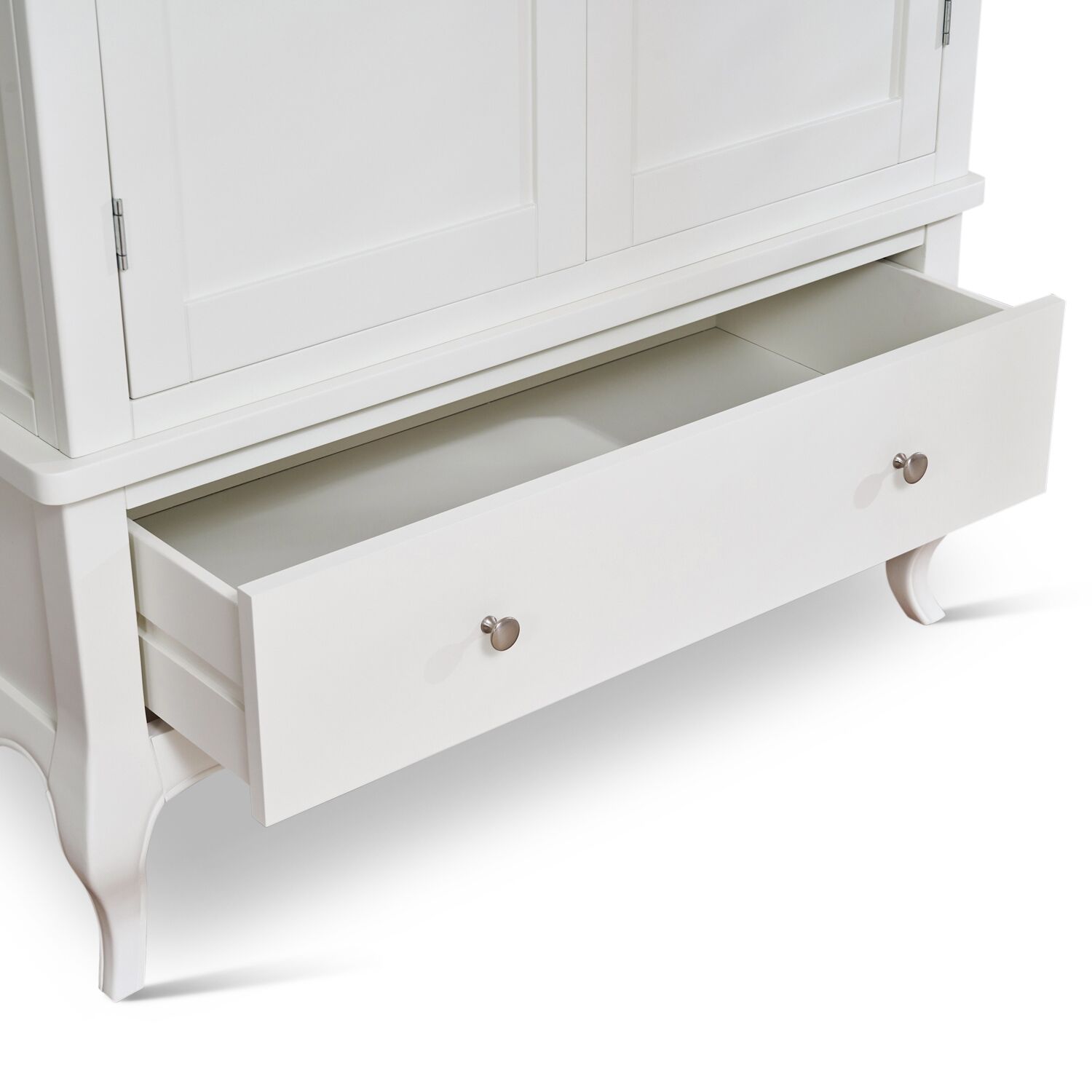 Lille French Chalk White Double Wardrobe - Image 6