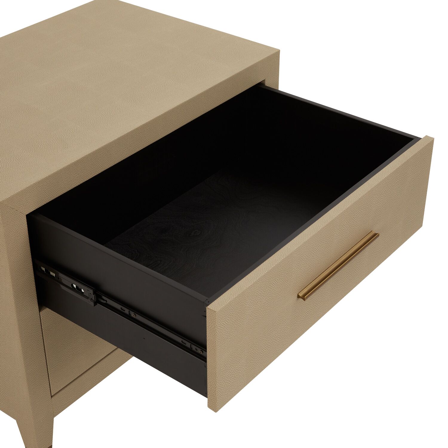 Richmond Shagreen Two Drawer Chest - Cabinet - Image 5