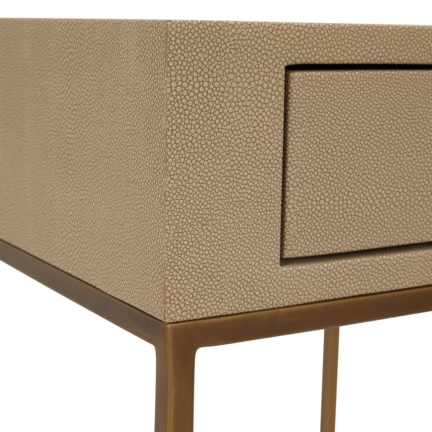 Richmond Shagreen One Drawer Lamp Table - Image 11