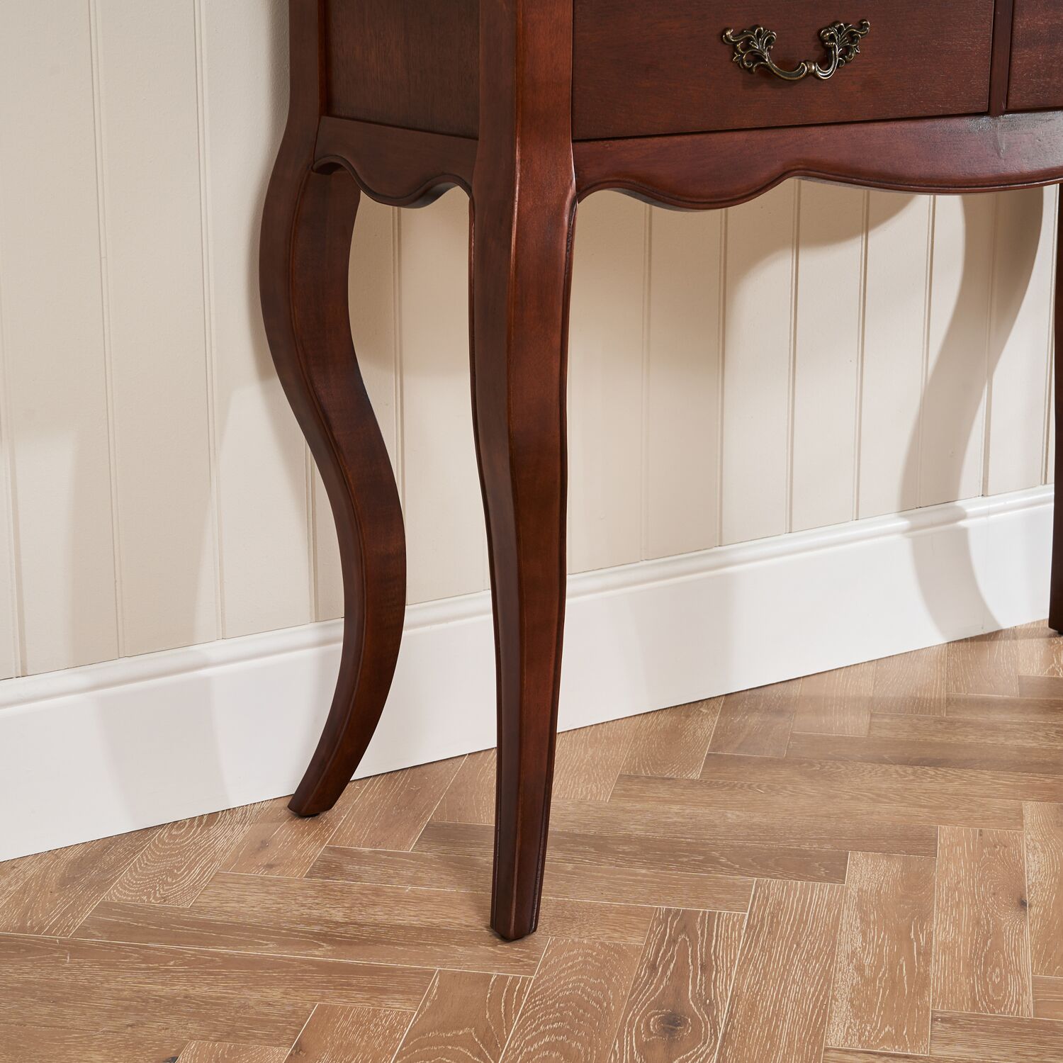 Lille French Mahogany Console Hall Table - Image 5