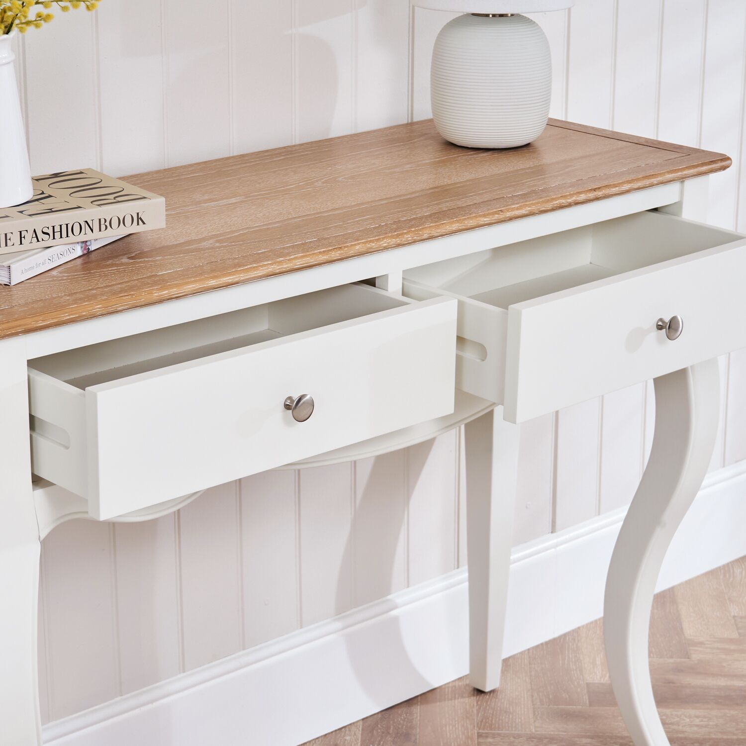Lille French Chalk white Console Table - Image 4