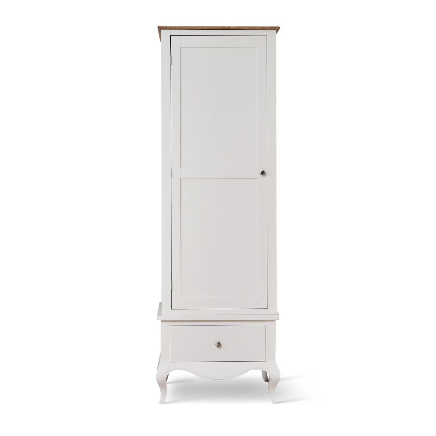 Lille French Chalk White Single Wardrobe - Image 3