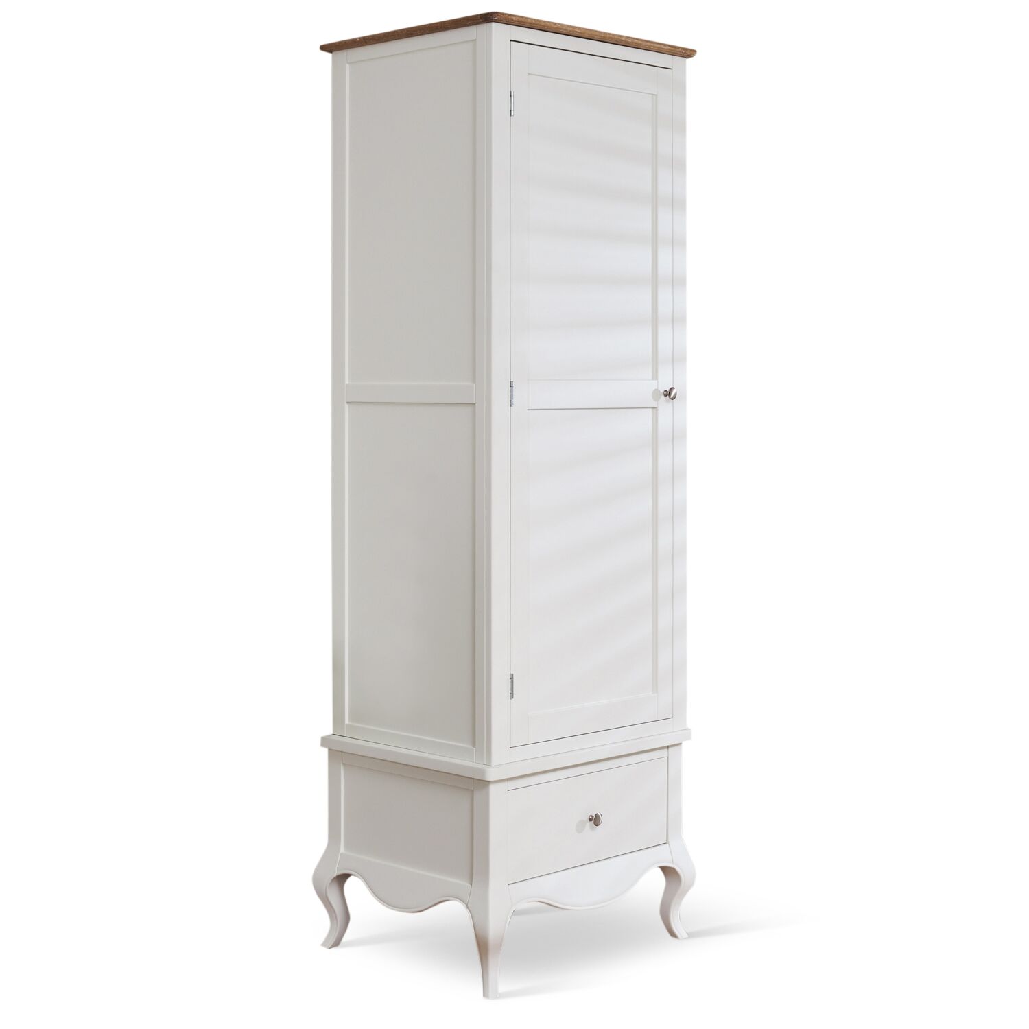 Lille French Chalk White Single Wardrobe - Image 4