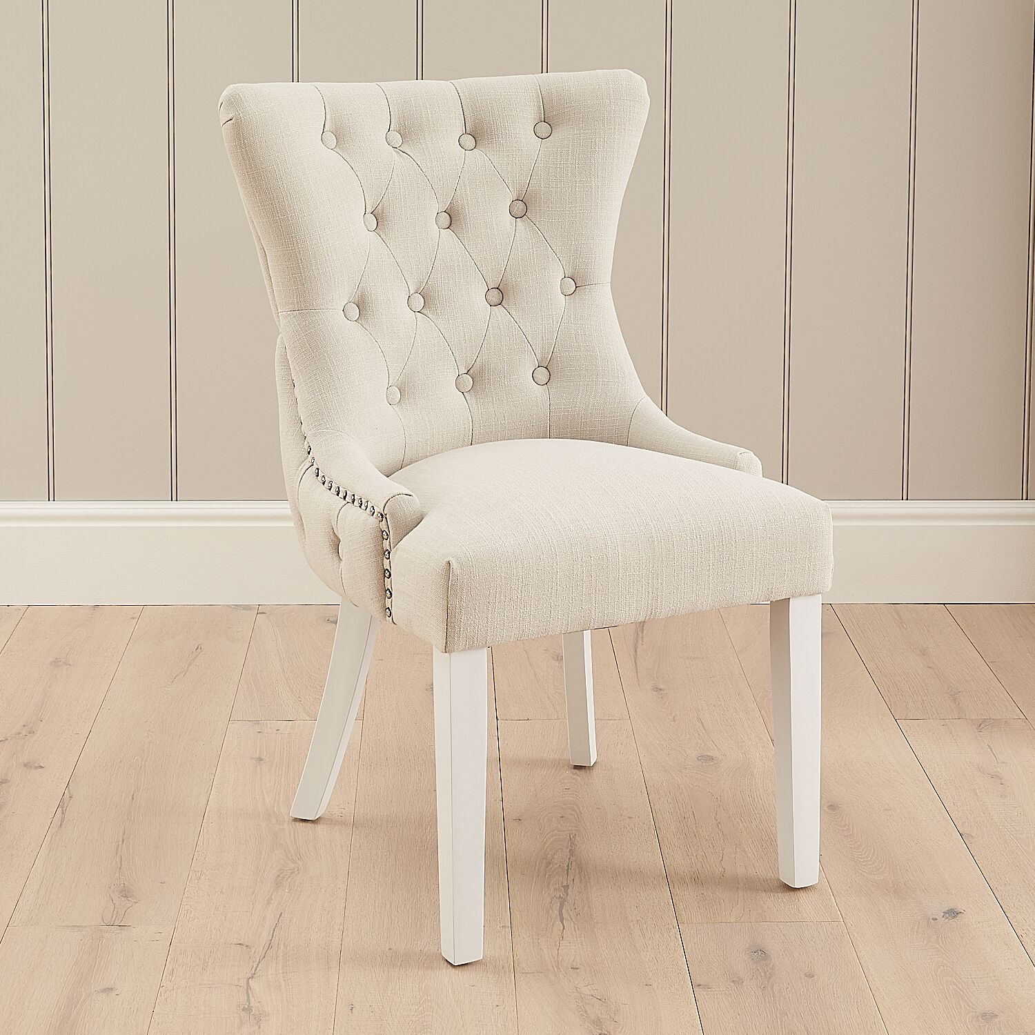 Knightsbridge Linen Wing Back Dining Chair – Second