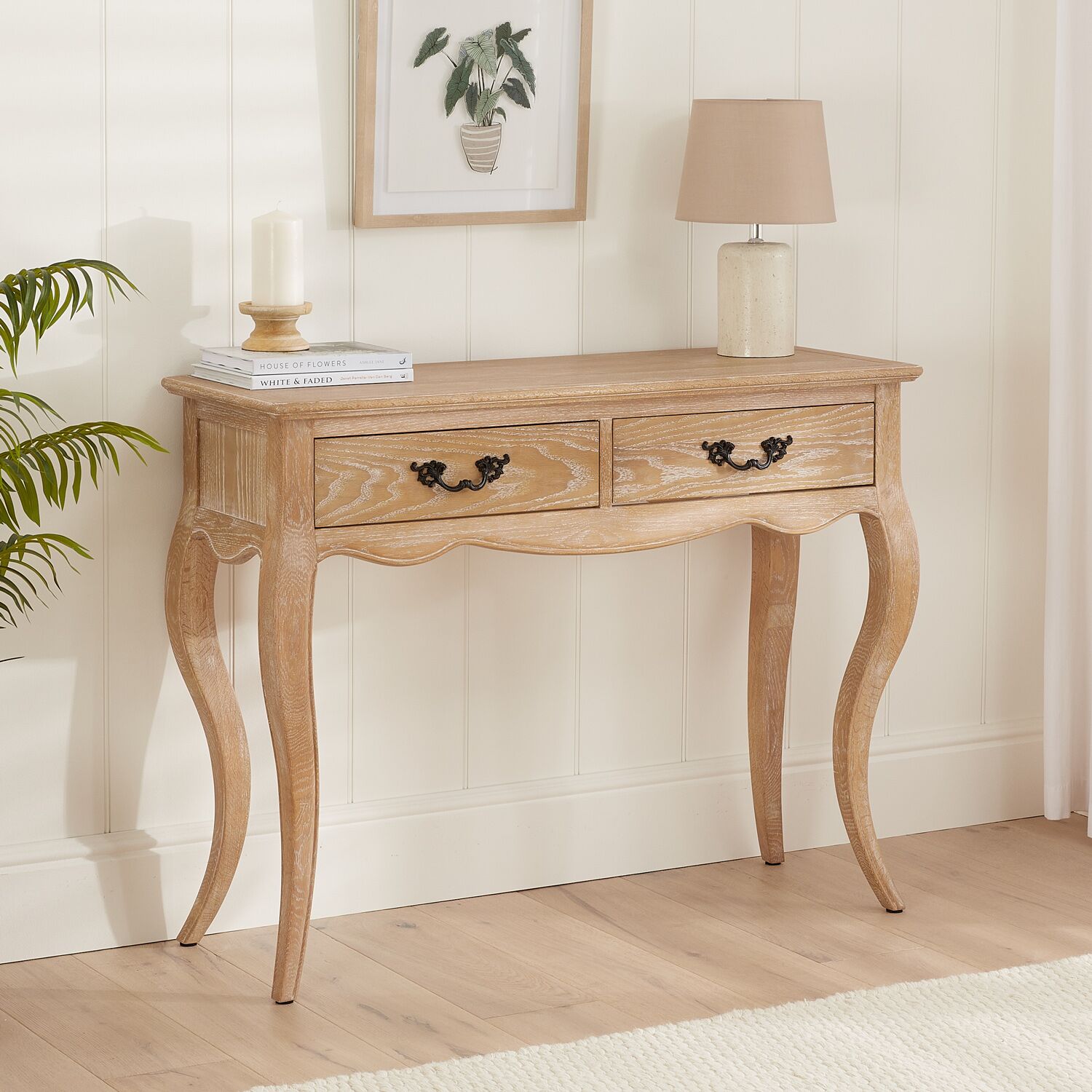 Lille French Limed Oak Dressing/Hall Table - Image 2