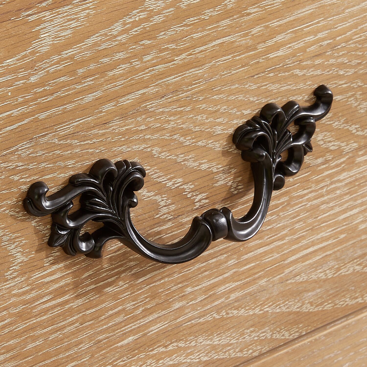 Lille French Limed Oak Single Wardrobe - Image 7