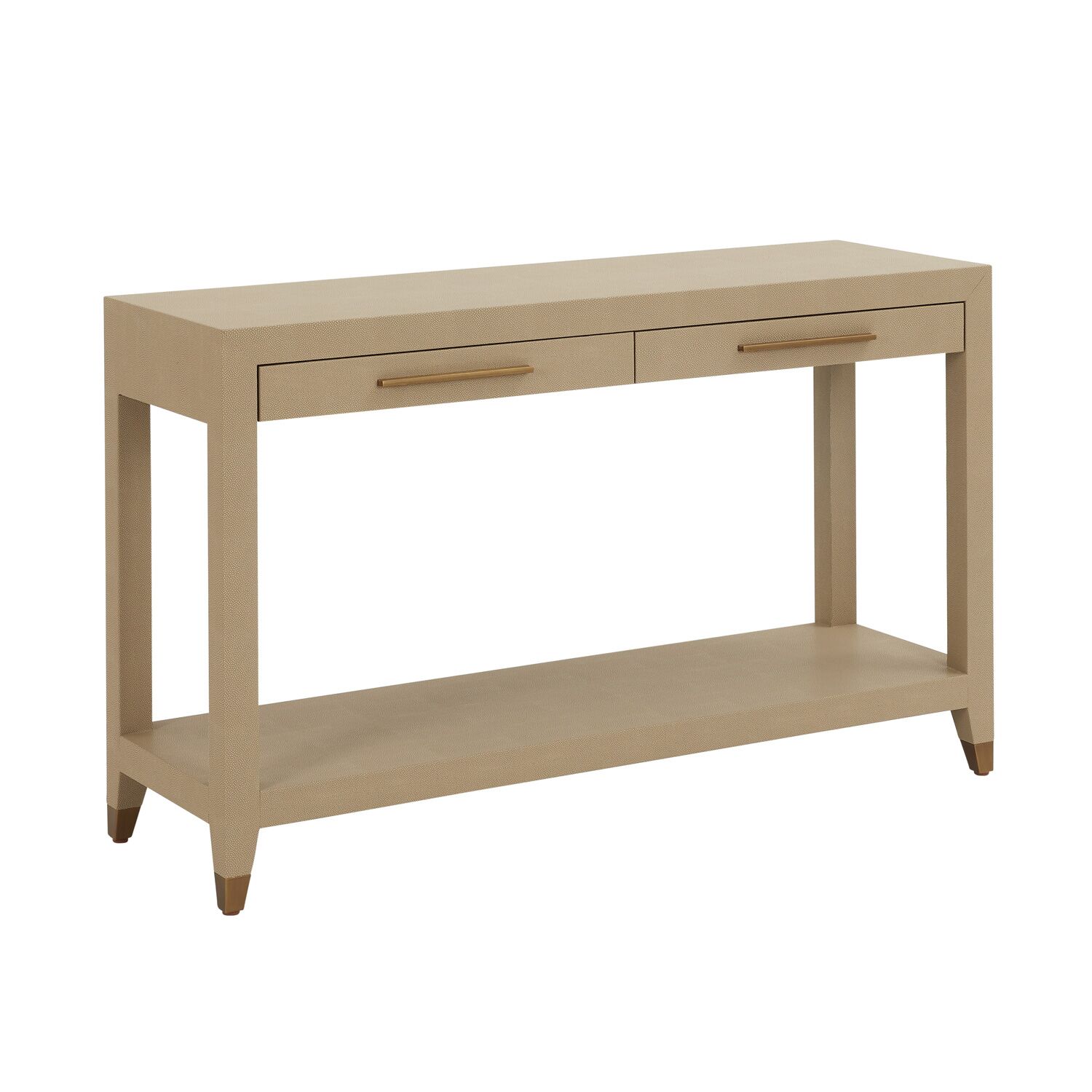 Richmond Shagreen 2 Drawer Console Table - Image 4