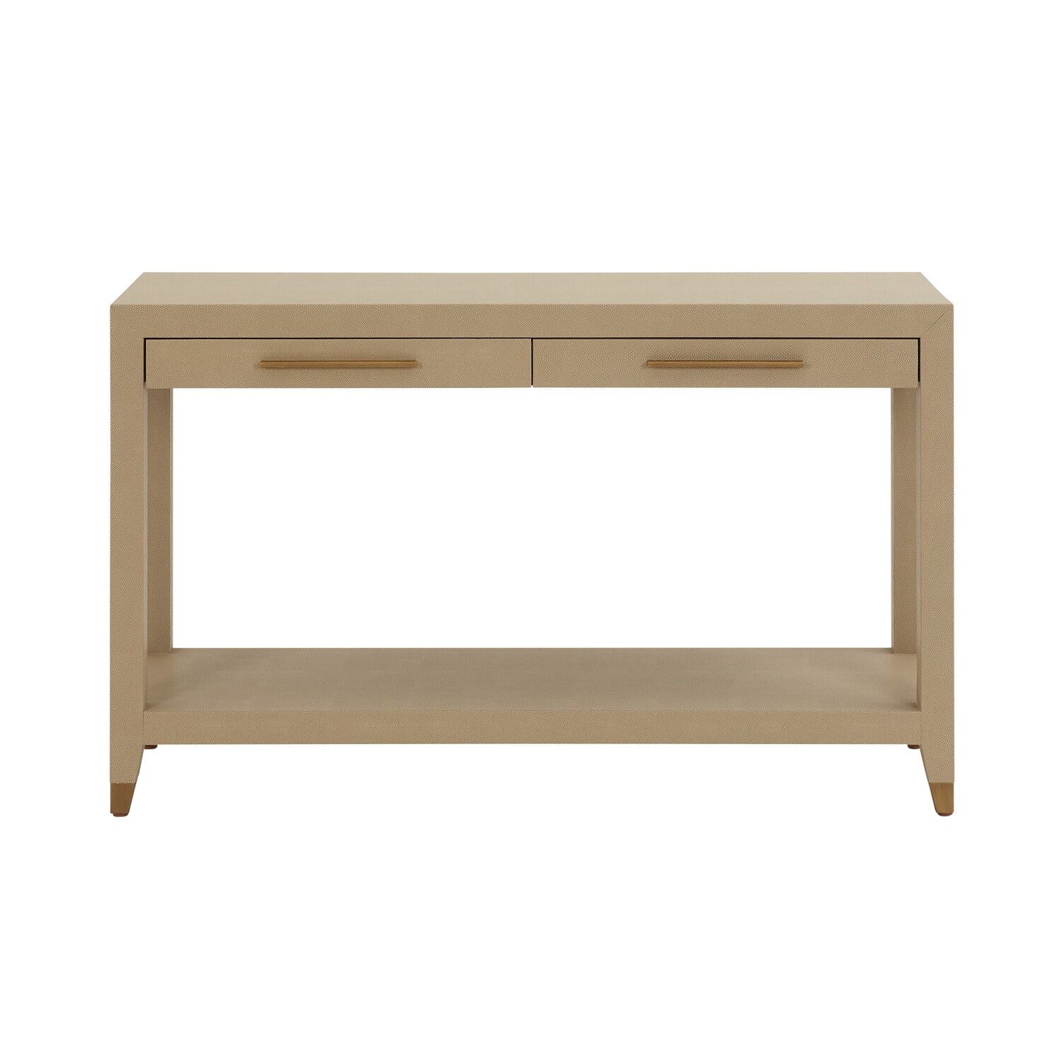 Richmond Shagreen 2 Drawer Console Table - Image 5