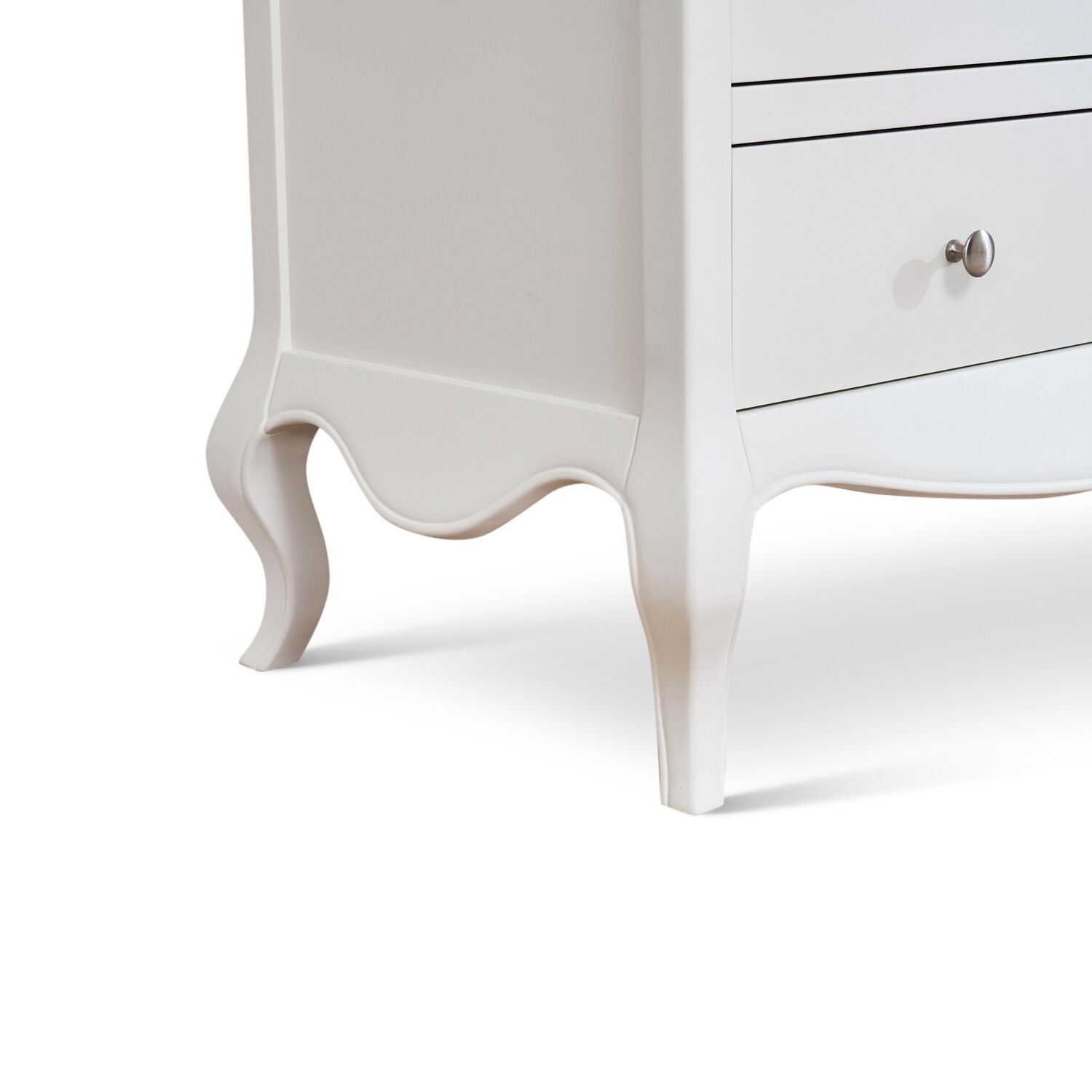 Lille French Chalk White 6 Drawer Tall Chest - Image 4