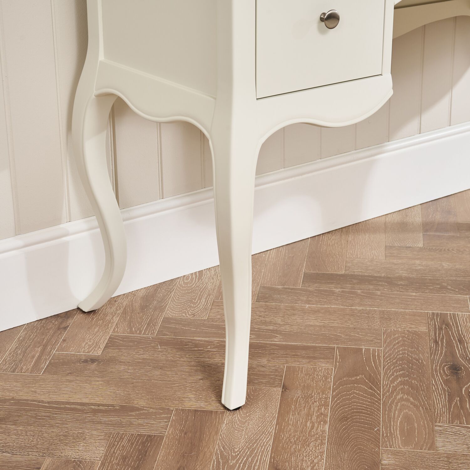 Lille French Chalk White Dressing Table Set - Image 6