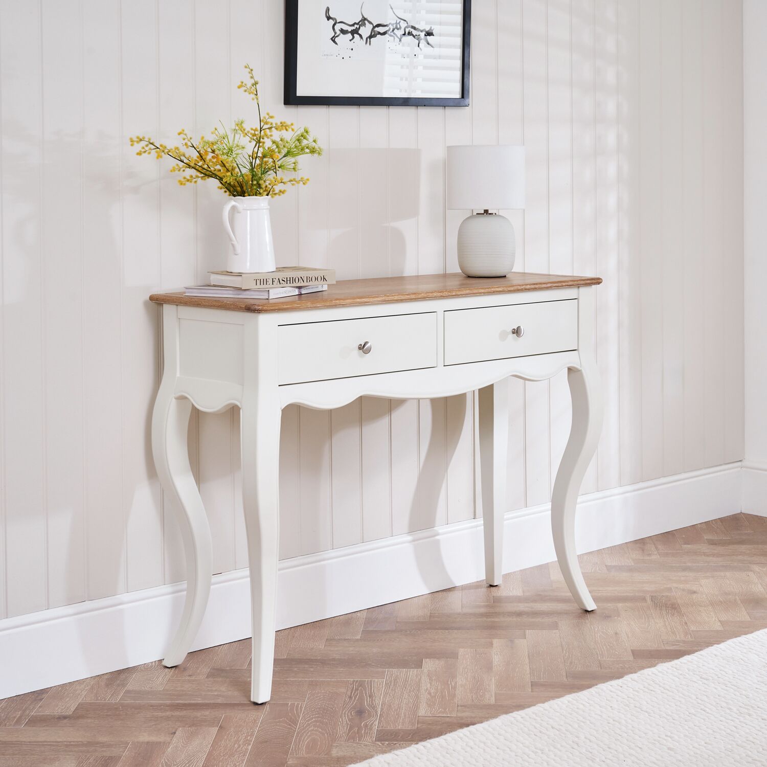 Lille French Chalk white Console Table - Image 2