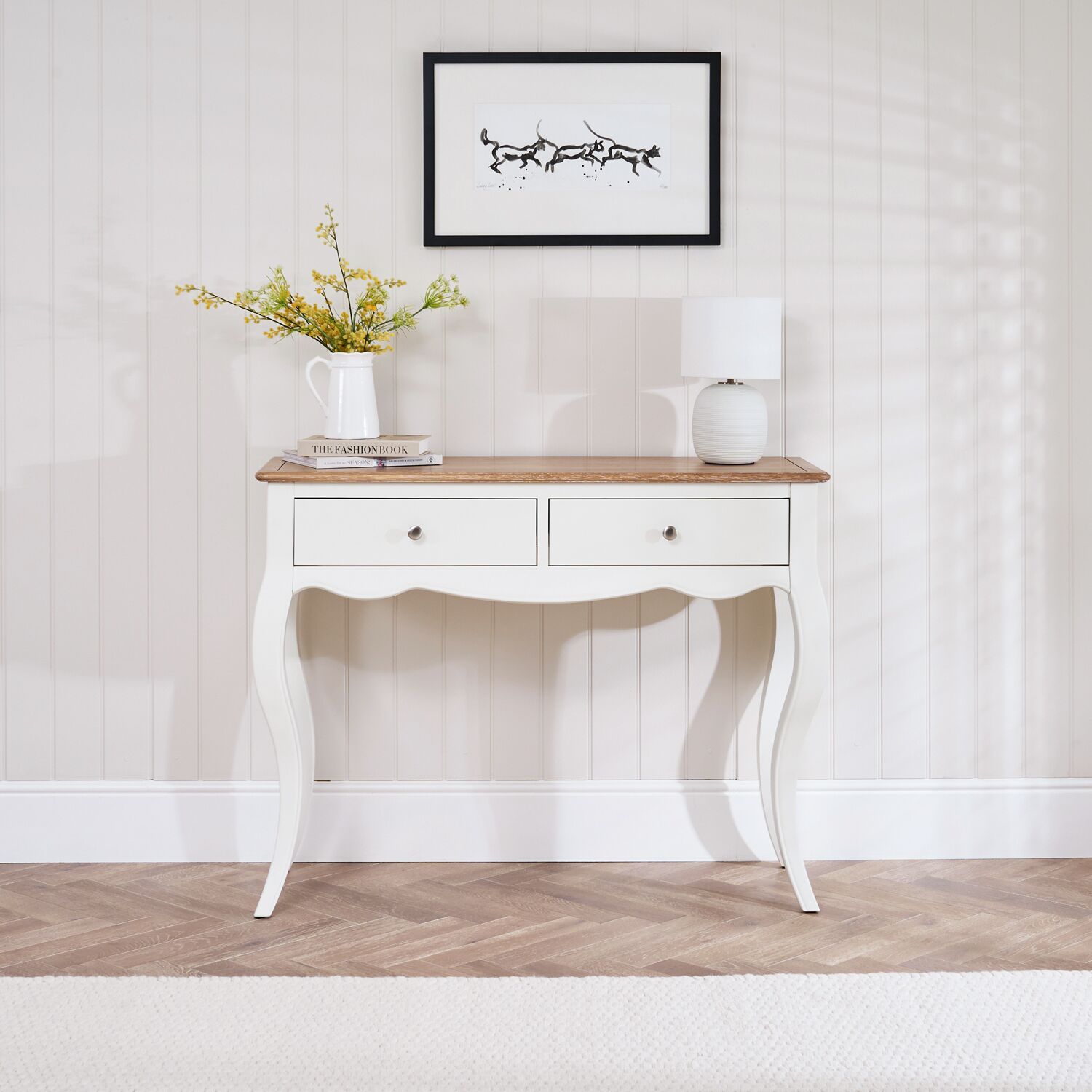 Lille French Chalk white Console Table