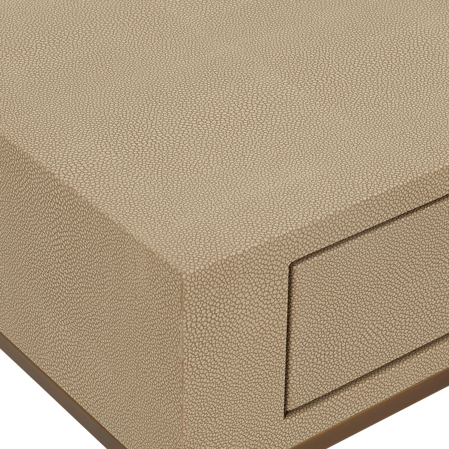 Richmond Shagreen One Drawer Lamp Table - Image 10