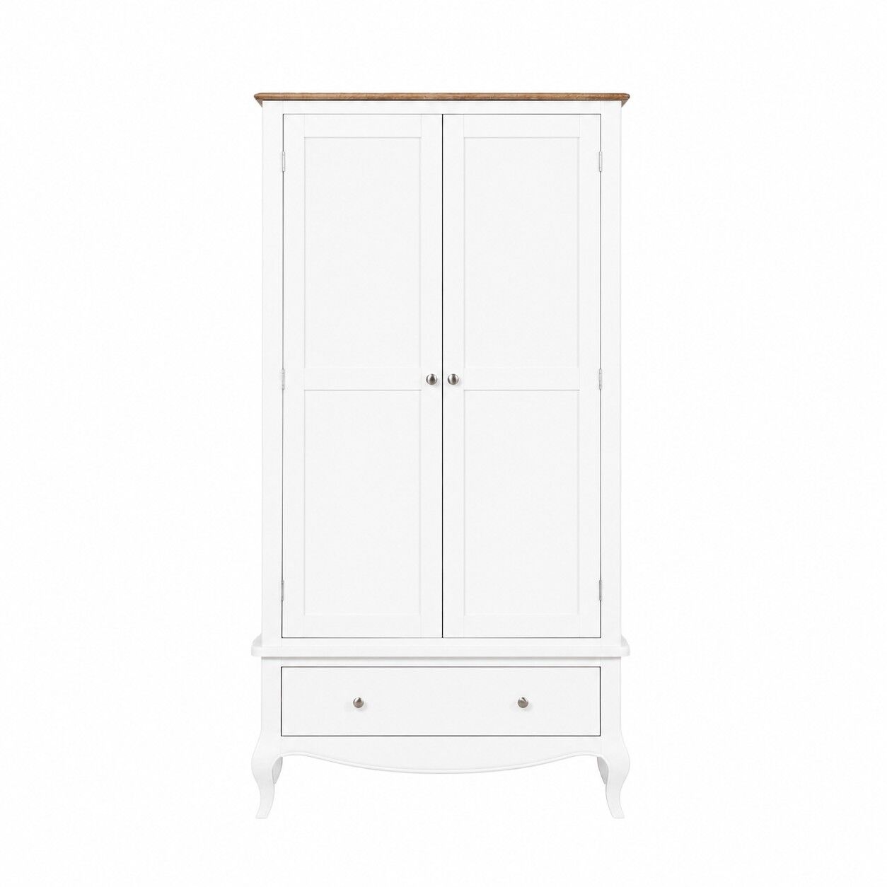 Lille French Chalk White Double Wardrobe - Image 2