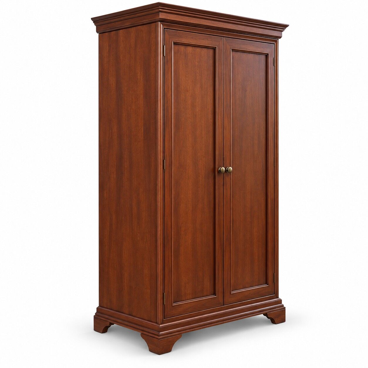 Hampton Mahogany Double Wardrobe – Full Hanging - Image 5