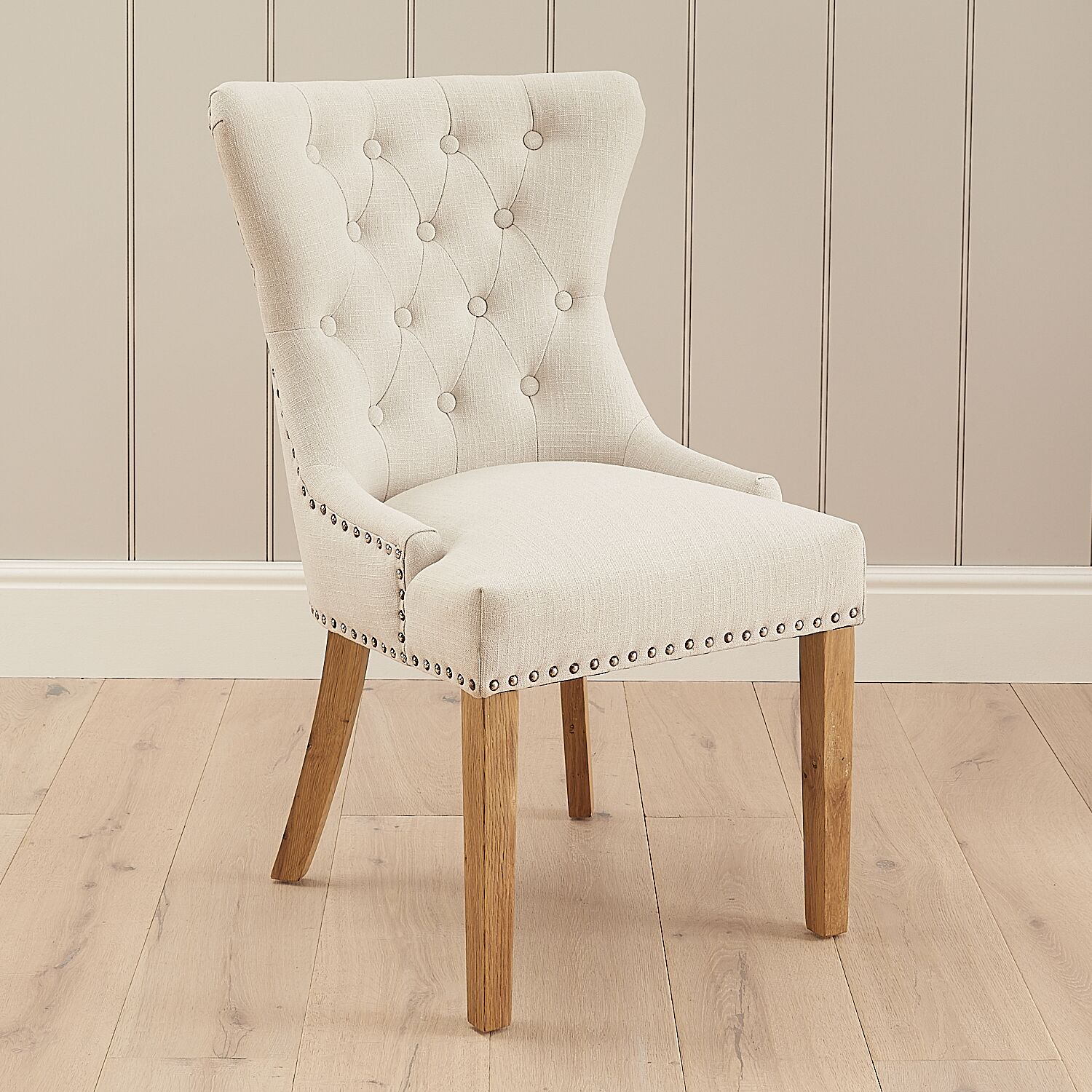 Knightsbridge Linen Wing Back Dining Chair – Second