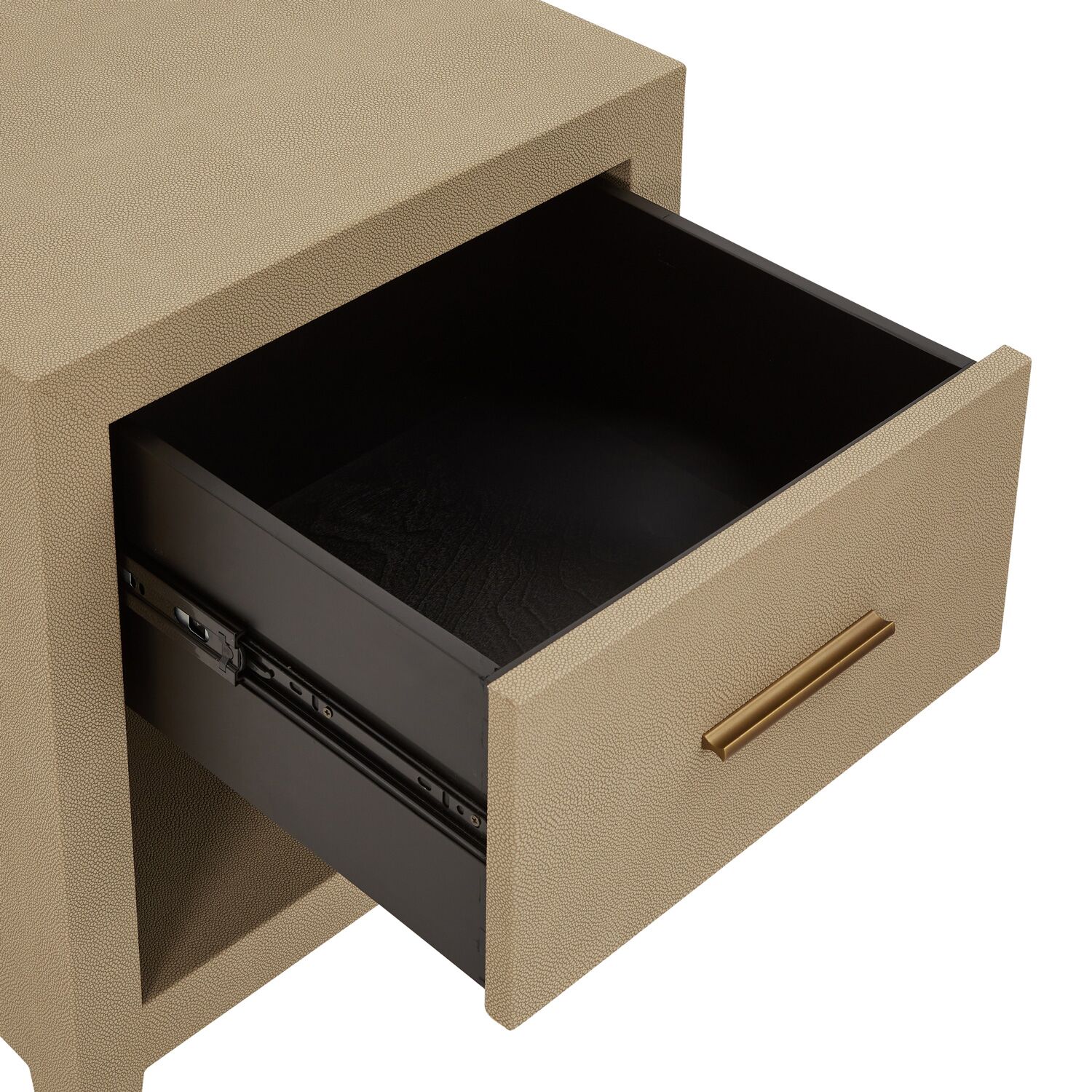 Richmond Shagreen One Drawer Lamp Table - Image 9
