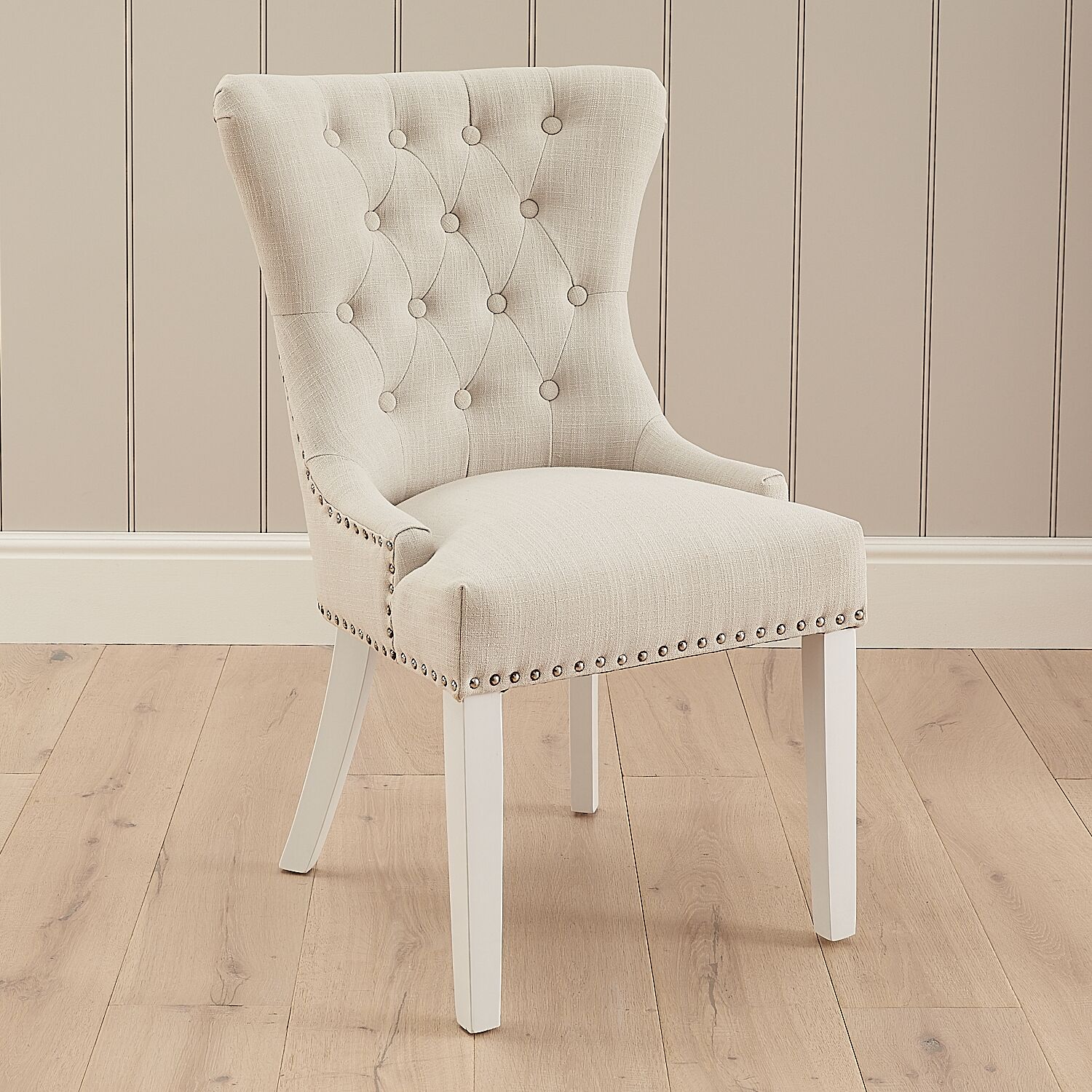 Knightsbridge Linen Wing Back Dining Chair – Second