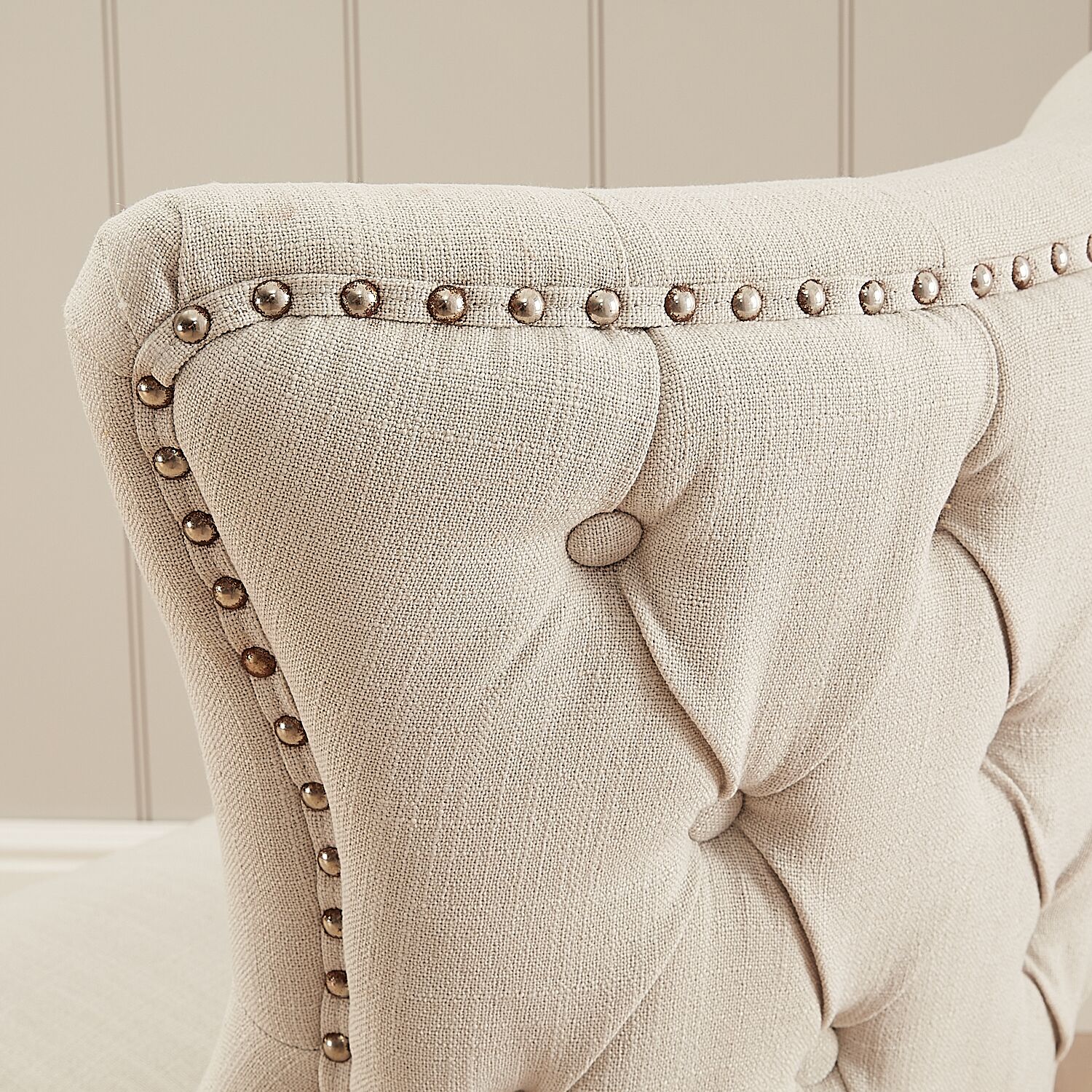 Knightsbridge Linen Wing Back Dining Chair – Second - Image 5